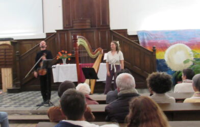 Retour sur le concert violon et harpe 18 octobre au temple
